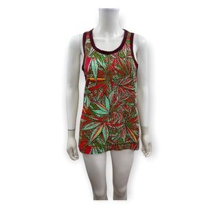 Mishka NYC  Sleeveless Round Neck Tank Top.